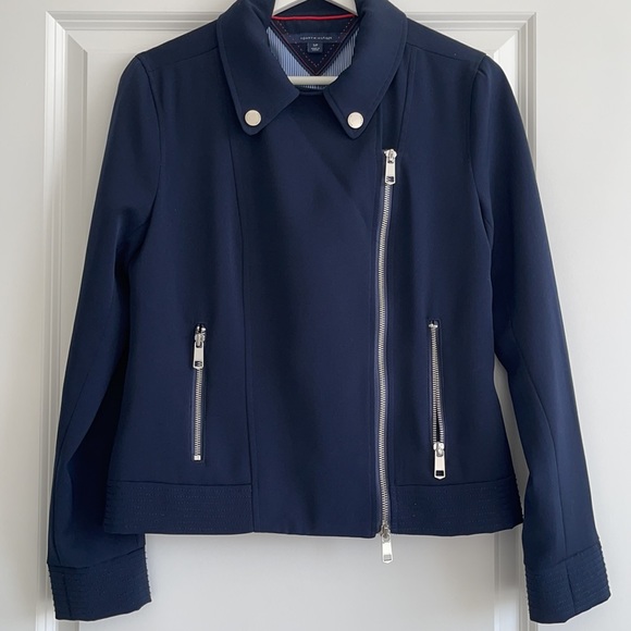 moto blue jacket Tommy Hilfiger - Picture 5 of 7